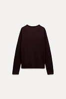 LONG SLEEVE COTTON T-SHIRT