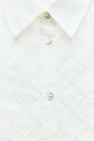 EMBROIDERED POPLIN SHIRT