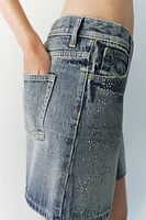 MID WAIST DENIM SHORTS ZW COLLECTION