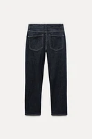 ZW COLLECTION RELAXED SLIM FIT MID-RISE JEANS