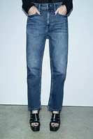 RELAXED MID WAIST SLIM JEANS ZW COLLECTION