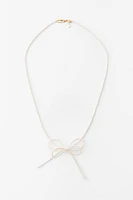 PEARL BOW NECKLACE