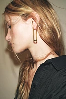 LONG RECTANGULAR EARRINGS