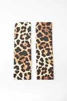 FINE KNIT ANIMAL PRINT MITTENS