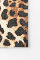 FINE KNIT ANIMAL PRINT MITTENS