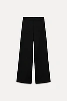 WIDE LEG CREPE PANTS