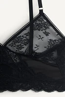 SATIN LACE BRALETTE X KATE MOSS