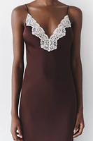 LACE SLIP DRESS ZW COLLECTION