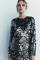 SHORT SEQUIN DRESS