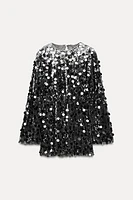 SHORT SEQUIN DRESS