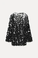 SHORT SEQUIN DRESS