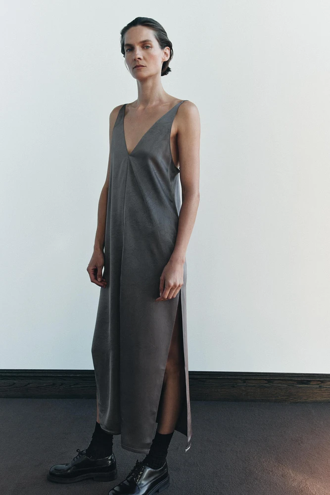 SATIN SLIP DRESS