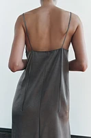 SATIN SLIP DRESS