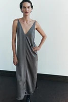 SATIN SLIP DRESS