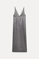 SATIN SLIP DRESS