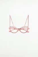 SEMI-SHEER UNDERWIRE BRA