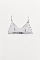 SEMI-SHEER TULLE BRA