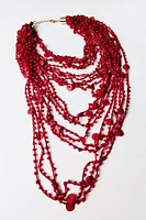 BEADED SHELL NECKLACE