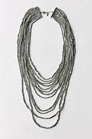 MUKTI-STRAND BEAD NECKLACE