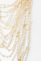 BEADED SHELL NECKLACE