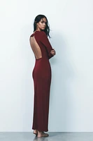 DRAPED LONG DRESS