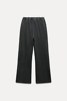 WASHED EFFECT BAGGY PANTS