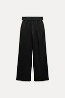 SIDE STRIPE WIDE LEG PANTS