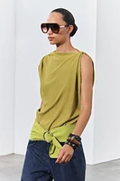 ASYMMETRIC RUSTIC TOP