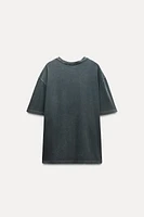 WASHED LABEL T-SHIRT