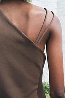 ASYMMETRIC DRAPED TOP