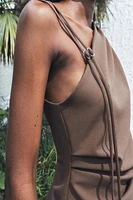 ASYMMETRIC DRAPED TOP