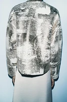 SOFT METALLIC SWEATER