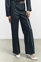 FAUX LEATHER PANTS