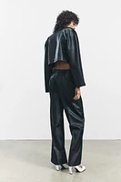 FAUX LEATHER PANTS