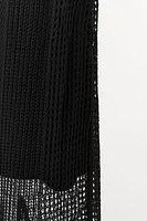 OPENWORK KNIT DRESS