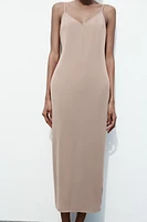 LONG SLIP STYLE DRESS