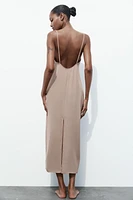 LONG SLIP STYLE DRESS