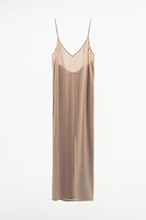 LONG SLIP STYLE DRESS