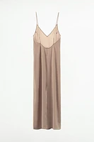 LONG SLIP STYLE DRESS