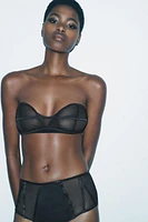 TULLE BANDEAU BRALETTE