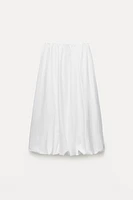 BALLOON MIDI SKIRT