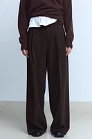 DOUBLE PLEAT PANTS