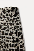 ANIMAL PRINT MINI SKIRT