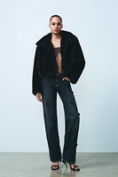 FAUX FUR SHORT COAT