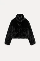 FAUX FUR SHORT COAT