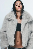 FAUX FUR SHORT COAT