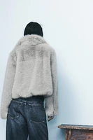 FAUX FUR SHORT COAT