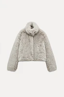 FAUX FUR SHORT COAT