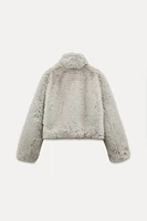 FAUX FUR SHORT COAT