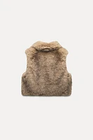 FAUX FUR VEST